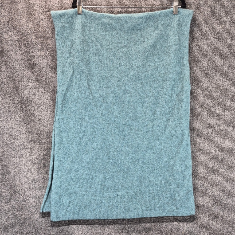 Merinomink New Zealand Merino Possum Silk Poncho Two Tone Blue